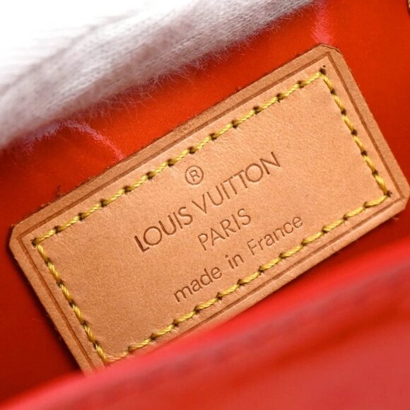 Louis Vuitton Red Vernis Reade PM Tote Handbag - Picture 9 of 10